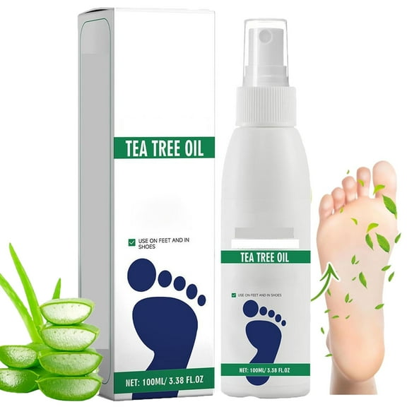 Foot Sanitizer Spray,Tea Tree Foot Spray,Complete Foot & Nail Kit Includes the Clinically Published Nail Solution and Foot Sanitizer Spray with Tea Tree Oil(100ml/3.38fl.oz) from Biweutydys