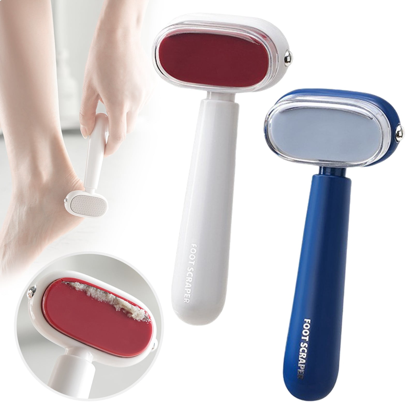 Foot Scraper Callus Remover for Feet, Dual Sided Heel Scraper Foot File ...