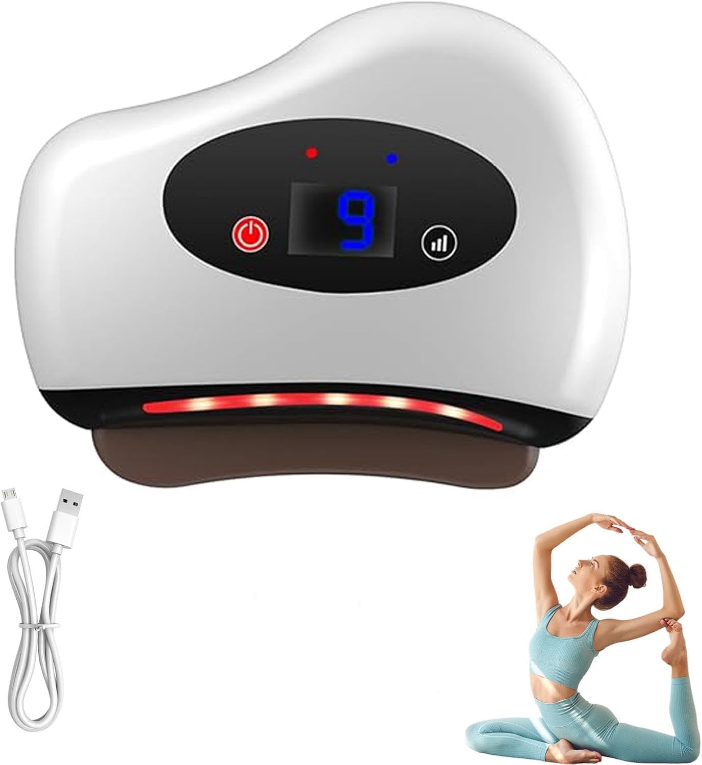 Foot Scraper, Plantar, 9 Vibration, Waterproof, USB-C Rechargeable ...