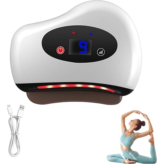 Foot Scraper, Plantar, 9 Vibration, Waterproof, USB-C Rechargeable, Suitable for Feet, Neck, Whole Body