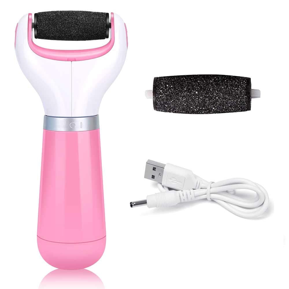 Foot Scrubber Electric Callus Remover for Feet, Portable Electronic Foot  File Pedicure Tool, Foot Scraper Professionally Remove Dead Skin  Exfoliator, Hard Cracked Dry Skin Ideal Gift(Pink) 