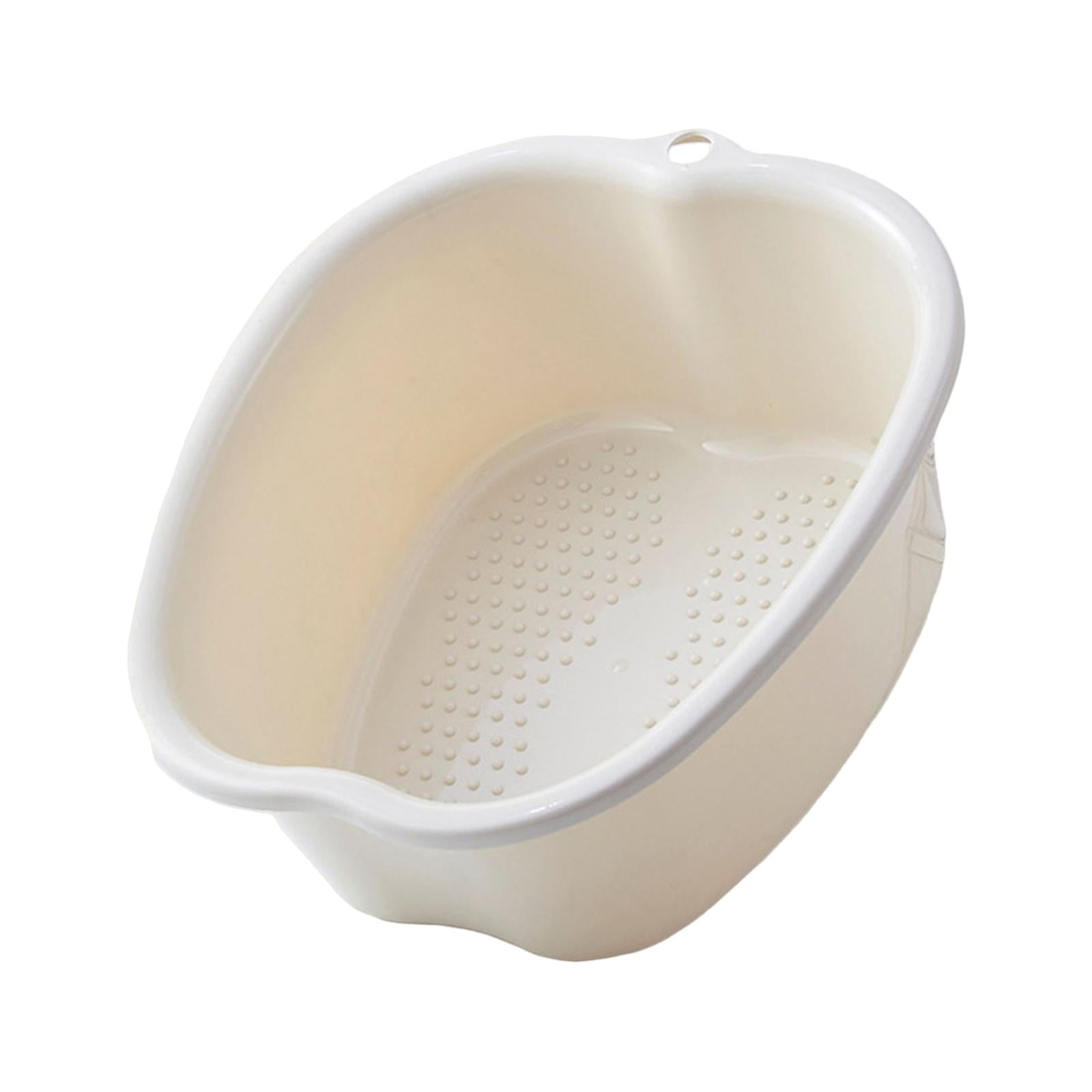 Basicwise Foot Massage Spa Bath Bucket with Cover QI003324 - The Home Depot