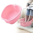 thumbnail image 1 of Foot Soaking Bathtub Large Foot Basin Solid Soaking Foot Bucket Massage Bathtub Exfoliating Pedicure Foot Spa Bucket For Adult,1PC Plastic Foot Bath Tub, 1 of 5