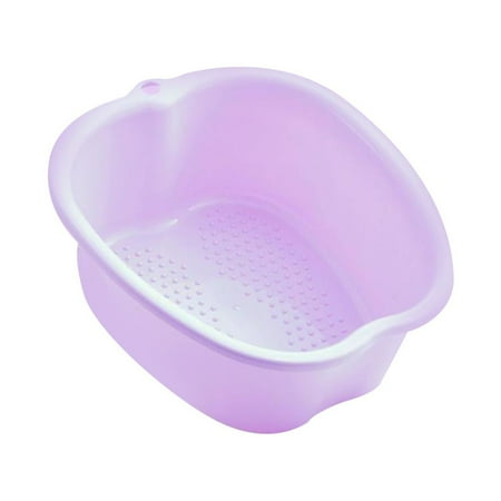 Foot Soaking Tub Large Size for Soaking Feet Sturdy Foot Soaking Bath Basin violet
