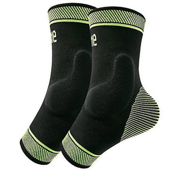 Protle Foot Socks Ankle Brace Compression Support Sleeve with Silicone Gel - Boosts Recovery from Joint Pain, Sprain, Plantar Fasciitis, Heel Spur, Achilles tendonitis