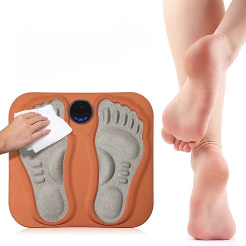 Foot Sole Massager with Digital Control, Ergonomic Footprint Design, Orange