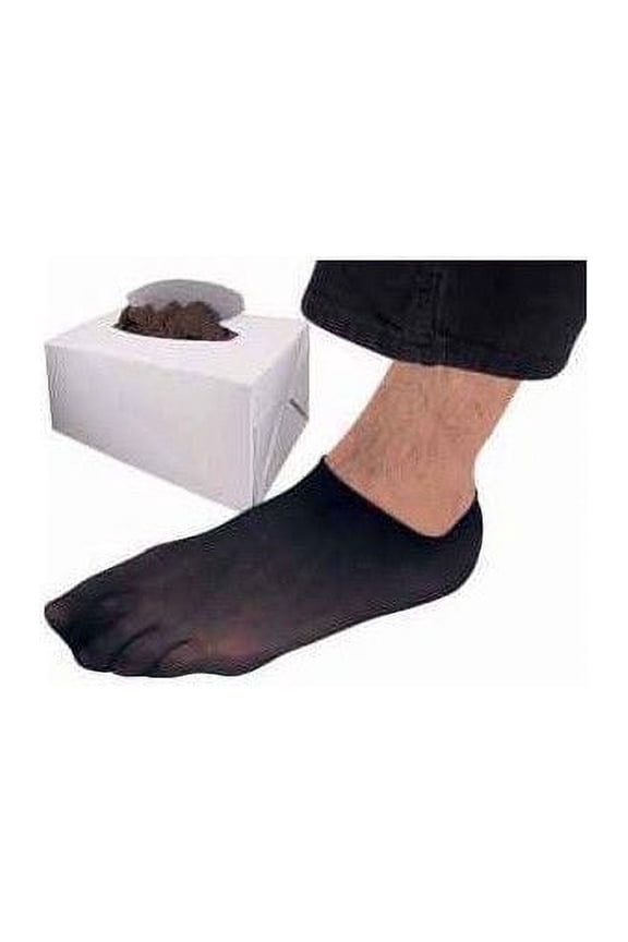 Foot Sox Original Sanitary Disposable Try on Socks (Mens Black)