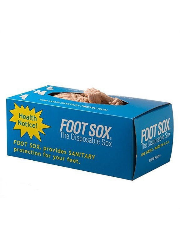 Original Sanitary Disposable Try on Socks Tan
