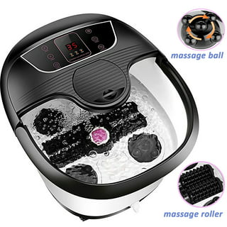Portable Spa Bubble Bath Massager - Thermal Spa Waterproof Non-Slip Mat  with Suction Cup Bottom, Motorized Air Pump & Adjustable Bubble Settings -  Remote Control Included - Serenelife AZPHSPAMT22 