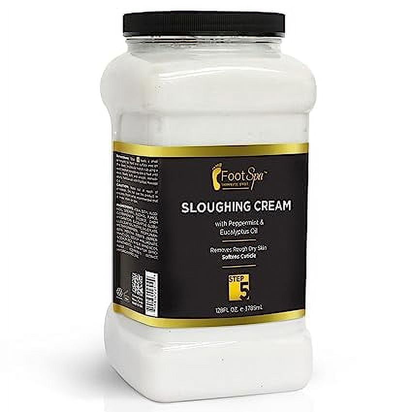 Foot Spa Foot Cream, Sloughing Lotion, Peppermint and Eucalyptus Oil
