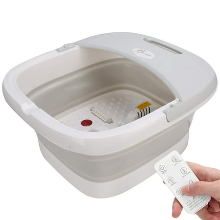 Foot Spa Massager Wireless Remote Control Folding Portable Foot Bath Electric Massage Constant Temperature For House Outdoor