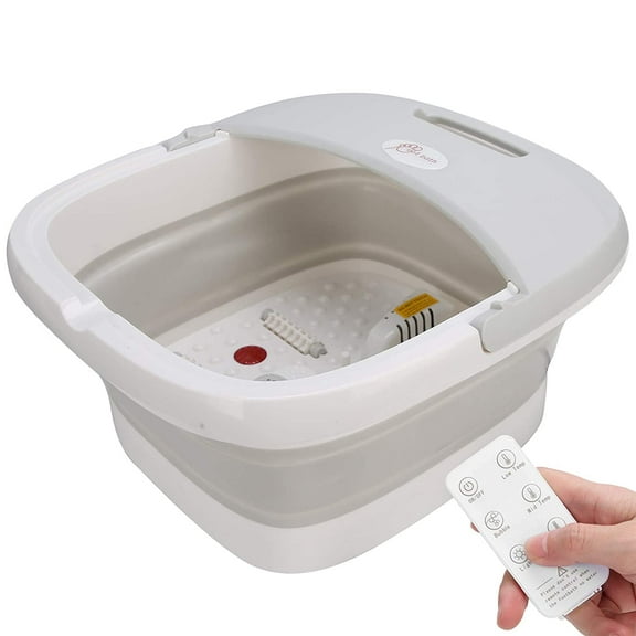 Foot Spa Massager Wireless Remote Control Folding Portable Foot Bath Electric Massage Constant Temperature For House Outdoor