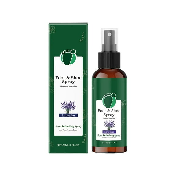 Foot Spray for Sweaty Feet, Foot Peeling Spray Oil, Antiperspirant & Odor Spray for Excessive Sweating - Armpits, Hands & Feet - Quickly Moisturizing & Nourishing Feet