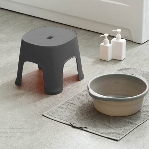 Foot Stool Bathroom Small Stool Plastic Stool Home Stepping Non Slip Thickened Plastic Stool Low Stool Bathing Stool 50% 0ff Clearance!