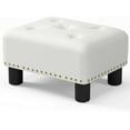 thumbnail image 1 of Foot Stool Ottoman, Small Ottoman Foot Rest with Legs, Rectangle Footstool Ottomans for Couch, Ottoman Foot Stools for Living Room Entryway, 1 of 18