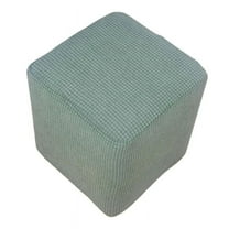 Foot Stool Slipcover Stretch Ottoman Footstool Covers Green