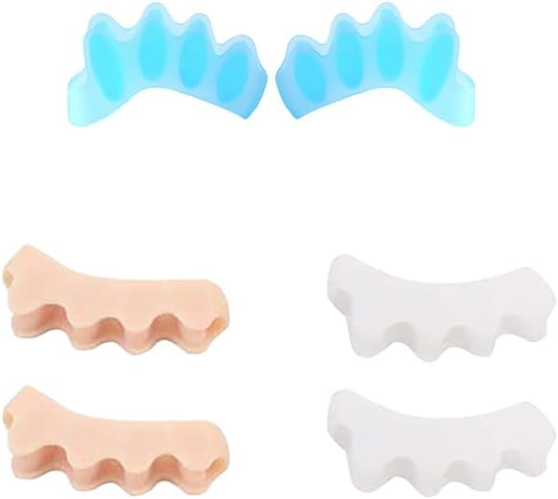 Foot Toe Separator, Toe Separator, Modified Silicone, BPA Free, Toe Valgus Toe Splitter