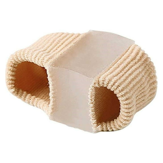Foot Toe Spacers and Separators Wicking Fabric Bunion Corrector with Gel for Bunion and Overlapping Toes Support with Double Loops