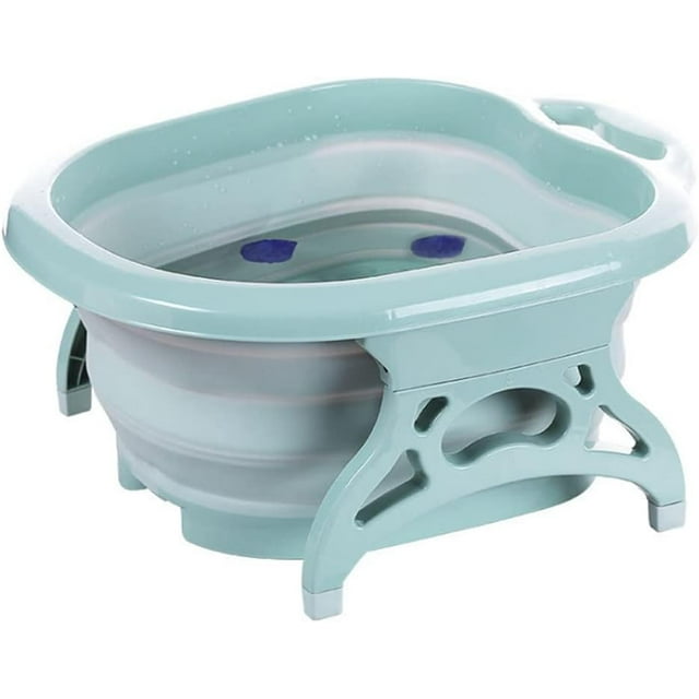 Foot Tub Foldable Spa Pedicure Buckets Hot Water Tub Bath Soak Feet Container Thick Sturdy