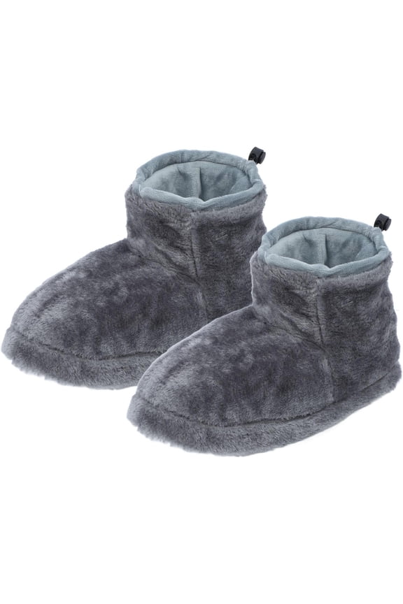 Foot Warmer, 5 Level Temperature USB Rechargeable Heated Slippers, Nonslip Thick Electric Heating Boots for Women Men, Microwaveable Booties for Foot Ankle, Cold Feet