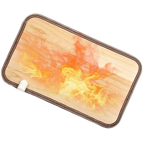 Foot Warmer Feet Heated Mat, Heated Cushion Temperature Control, Electric Heated Modern Multi-Function Area Rugs for Office