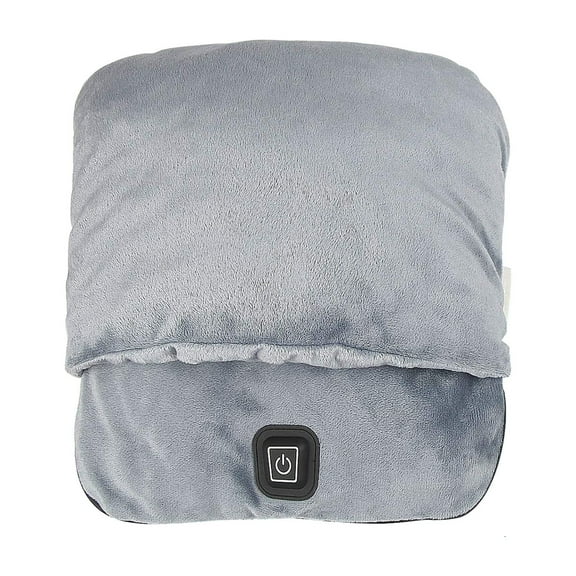 Foot Warmer with Heating Technology and Soothing Vibration Massage Adjustable Strap Secure Non Sole Three Customizable Settings for Home Car Use