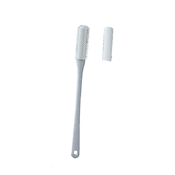 Foot Washing Brush Soft Rubber Toe Cleaner | Dead Skin & Keratin Removal | Gentle Bristles for Precision Cleaning | Ergonomic Handle | Includes Replacement Head | Compact & Travel-Friendly