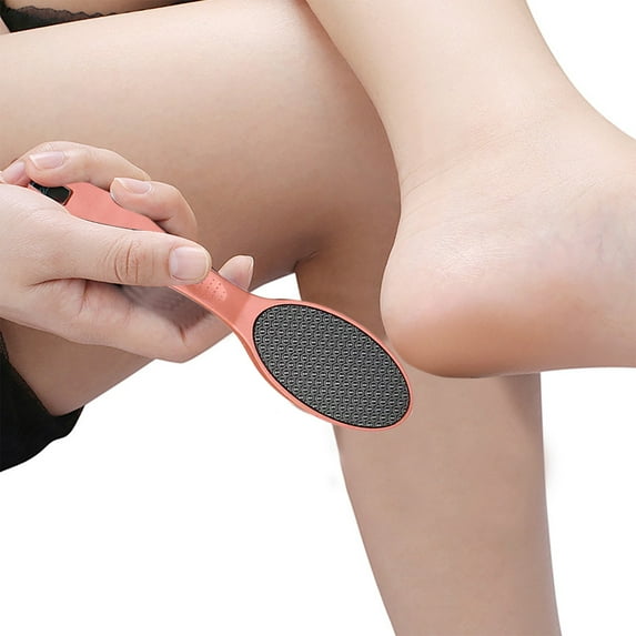 Foot rasp Foot File and Callus Remover Foot File Exfoliating Scrub Rub Board Dead Skin Calluses Removal Pedicure Care Foot Care Pedicure Metal Surface Tool Can be Used on Both Wet and Dry feet