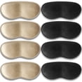 thumbnail image 1 of Foot’s Heel Grips for Kids and Women, Self-Adhesive Heel Cushion Inserts for Girls and Boys Prevent Heel Slipping, Rubbing, Blisters, Foot Pain - 20pairs (Beige+Black), 1 of 5