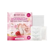 FootAura Overnight Foot Patches   Detox & Relaxation, 14 Count