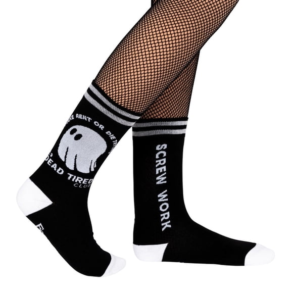 FootClothes x Happy Impulse Dead Tired Crew Socks