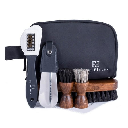 FootFitter Men's Travel Shoe Care Set