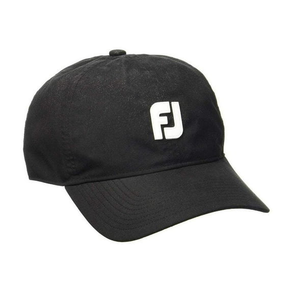 FootJoy DryJoys Tour Black Rain Cap, One Size