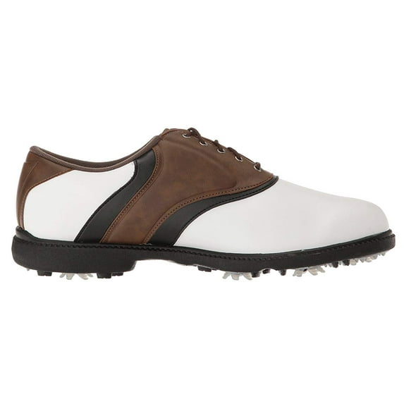 FootJoy FJ Originals Golf Shoes (White/Brown, 8.5)