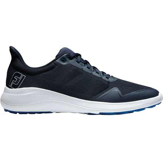 FootJoy Men's 2021 Flex Spikeless Golf Shoes (Navy, 12 D US)