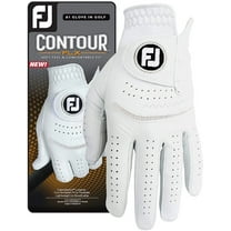FootJoy Men's Contour FLX Golf Glove, Medium/Large, Left Handed, White