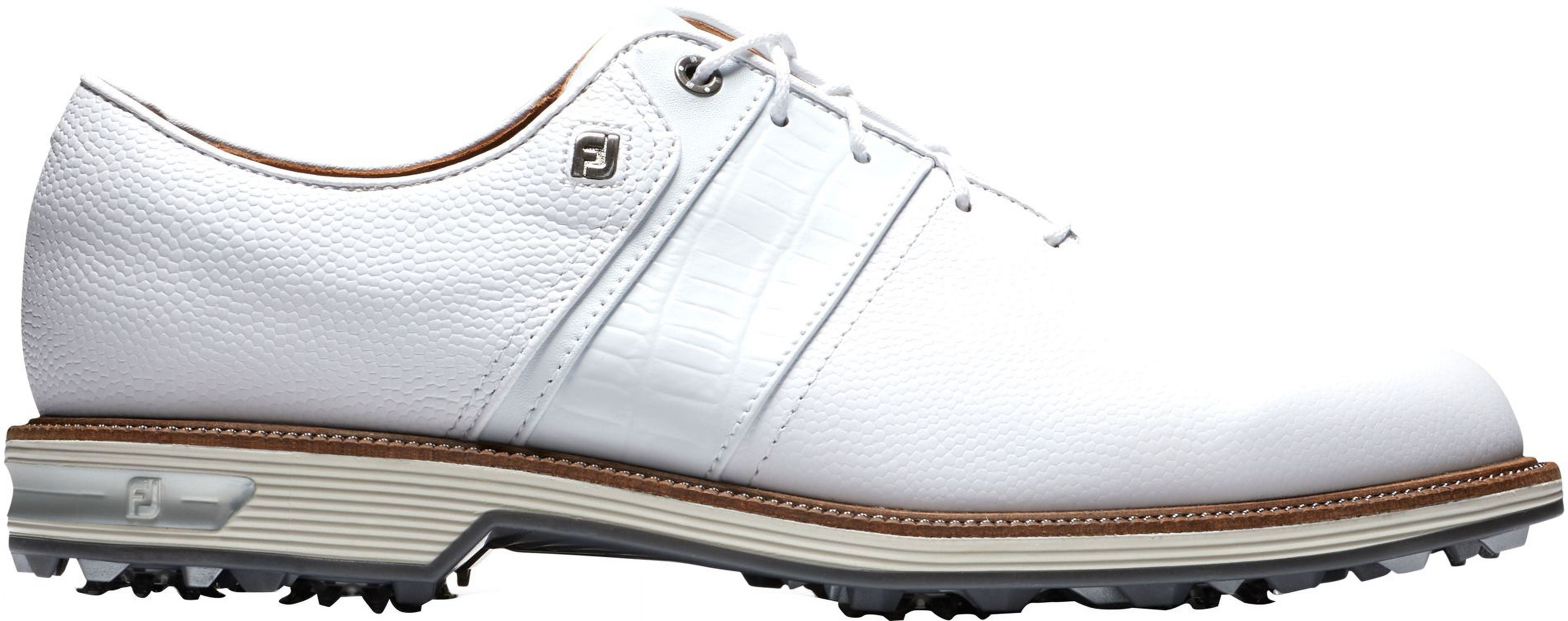 FootJoy Men's DryJoys Premiere Series Packard Golf Shoes (White, 10.5 ...