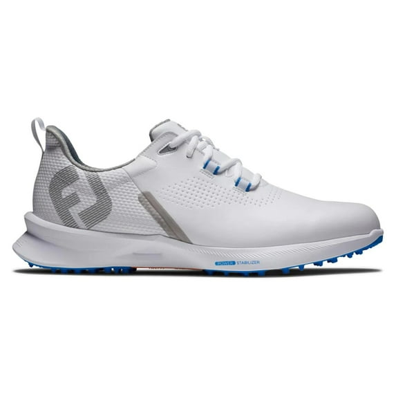 FootJoy Men's FJ Fuel Golf Shoes 55440 - White/Orange - 8.5 - Medium