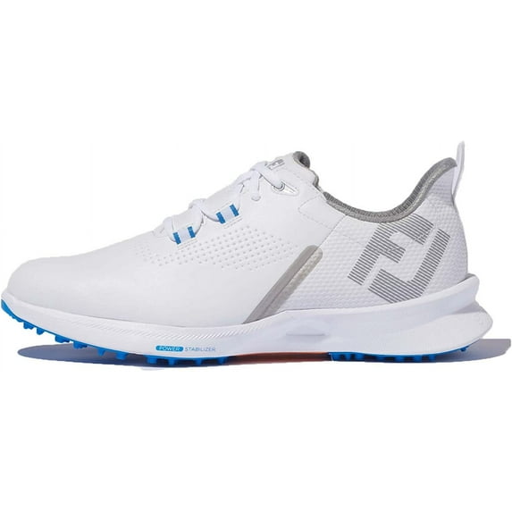 FootJoy Men's Fj Fuel Golf Shoe 9.5 White/White/Blue Jay