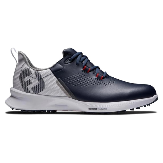 FootJoy Men's FJ Fuel Golf Shoes 55442 - Navy/White/Red - 7 - Wide