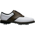 thumbnail image 1 of FootJoy Men's FJ Originals Golf Shoes (White/Black/Brown, 9 2E US), 1 of 1