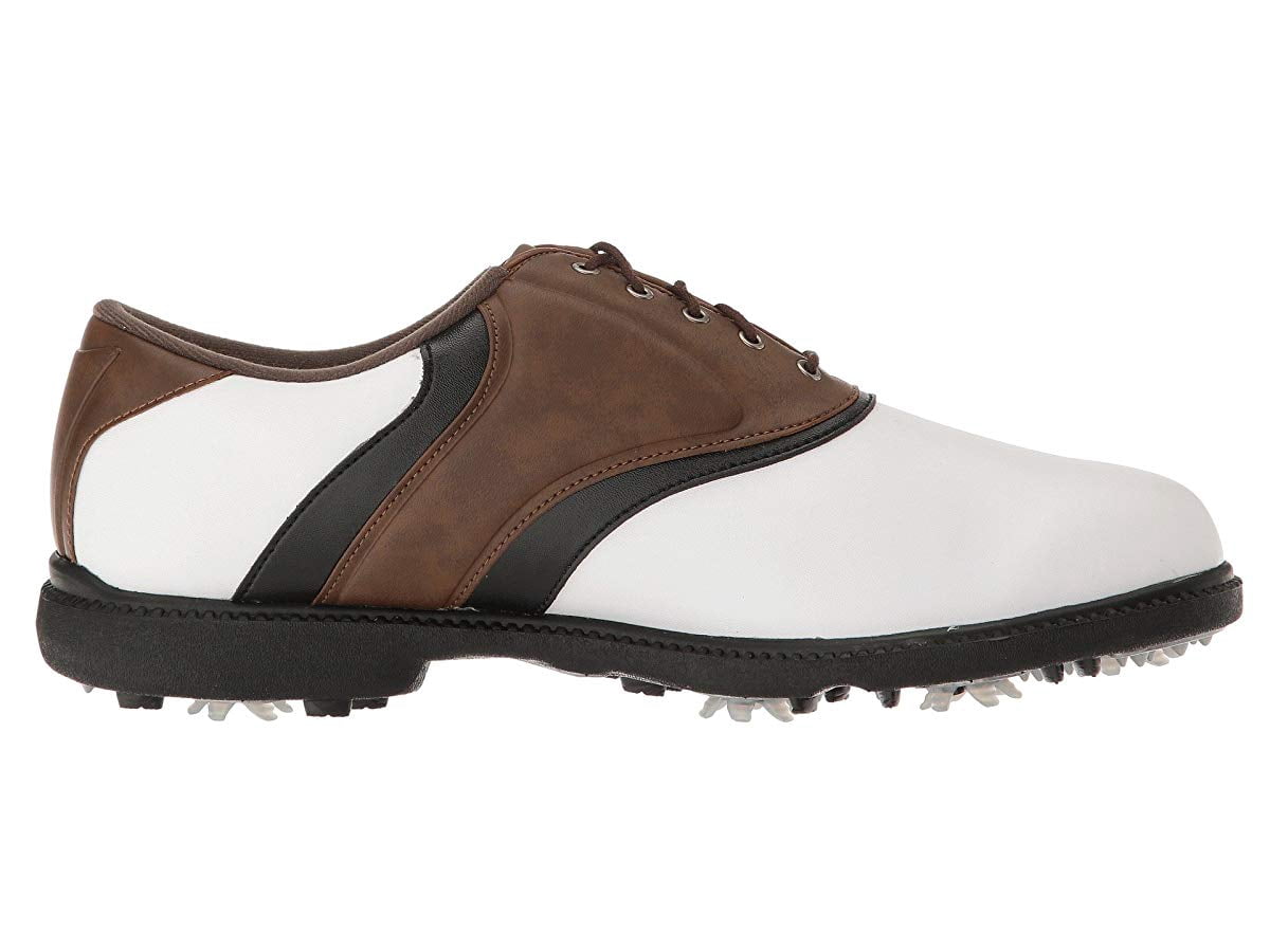 FootJoy FJ Originals Golf Shoes (White/Brown, 12) - Walmart.com display picture 2