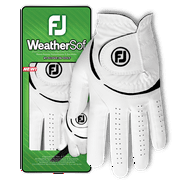 FootJoy Women's WeatherSof Golf Glove, White, Small, Left Handed