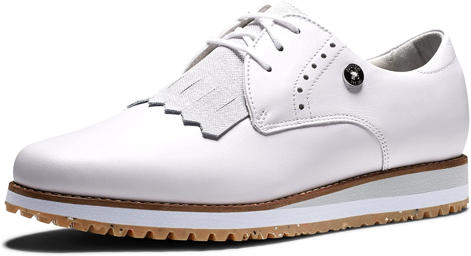 FootJoy class ホワイト　中古 VINTAGE FootJoy Classics White Leather brogue shield tip