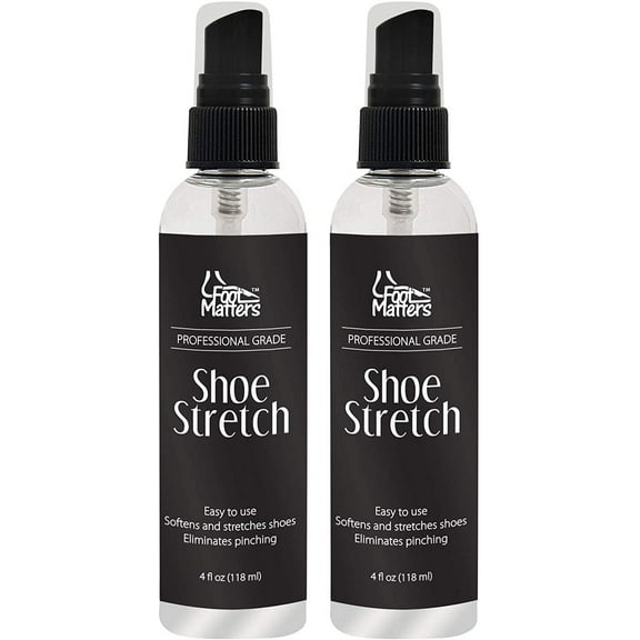 FootMatters Professional Boot & Shoe Stretch Spray Softener & Stretcher for Leather, Suede, Nubuck, Canvas 4 oz (2 pack)