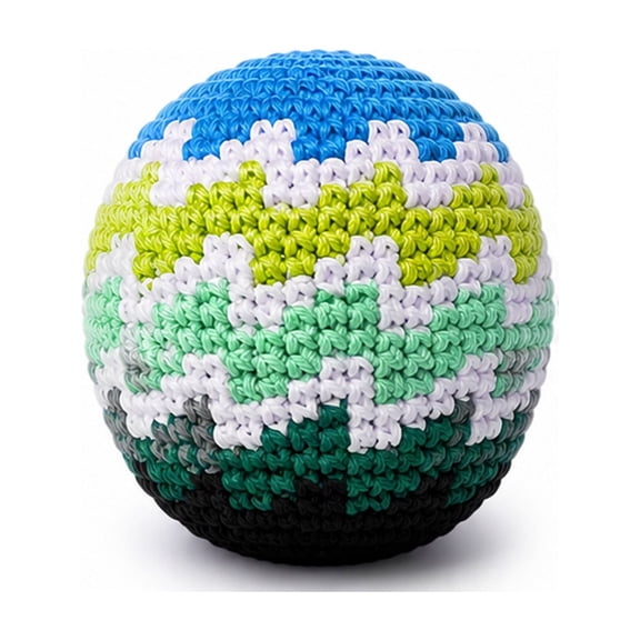 Footbag,Hand-Made Knitted Hacky Bags-1pc