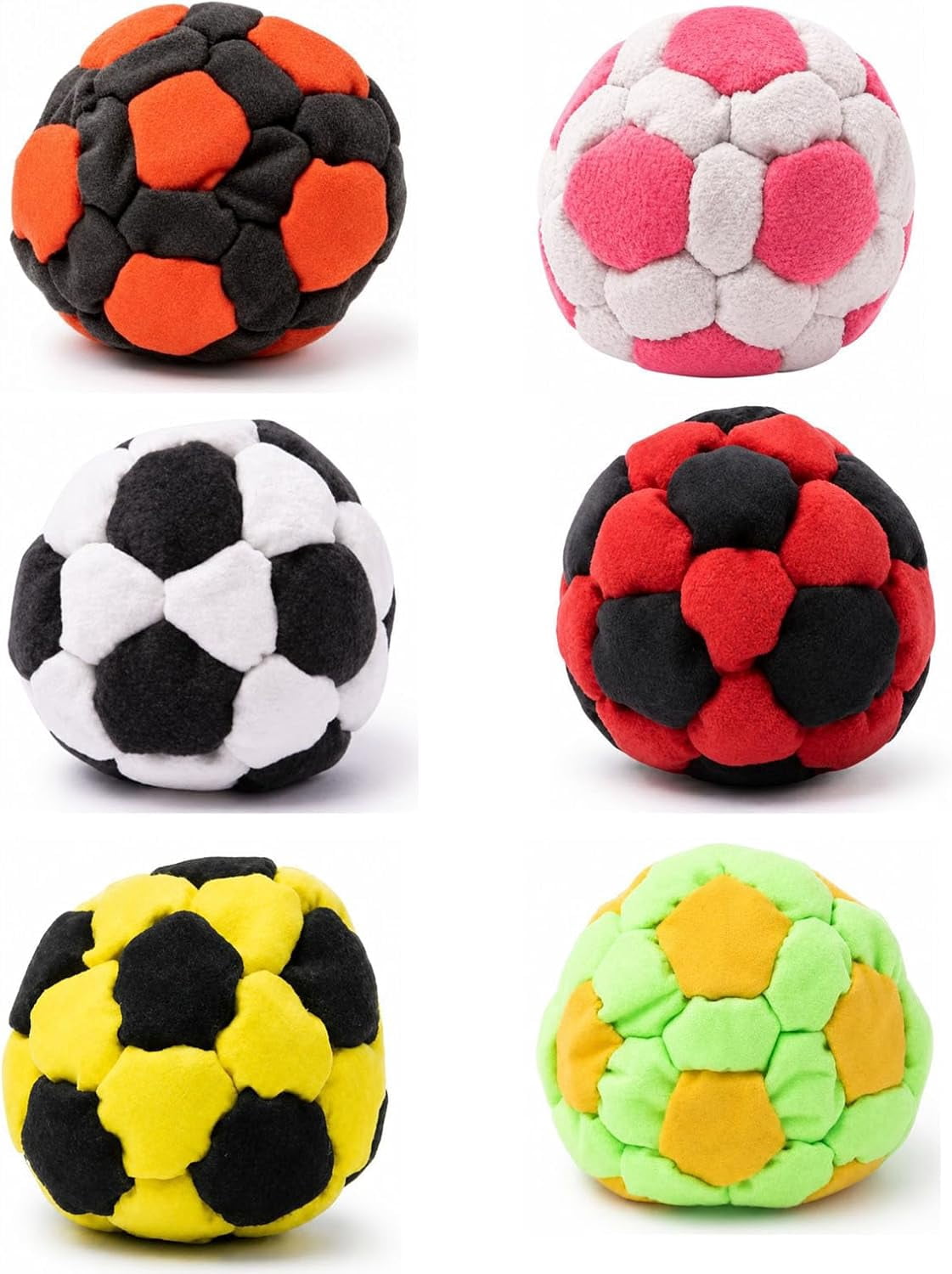 Footbags Sacks, 2026 Novelty Hand-Made Knitted Foot Bag Sack, Fun Crochet Footbag for Adults Outdoor Game