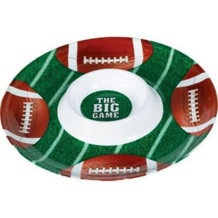 Footbal Fever Chip and Dip Plastic Tray - 1pc