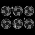 thumbnail image 1 of Footbal Iron on Rhinestone Transfer Sports Small Pattern Bling Rhinestone Soccer T-Shirt Iron on Heat Transfer Hot Fix Stickers Crystal for Clothing Bags Soccer Football Lover, 1 of 7