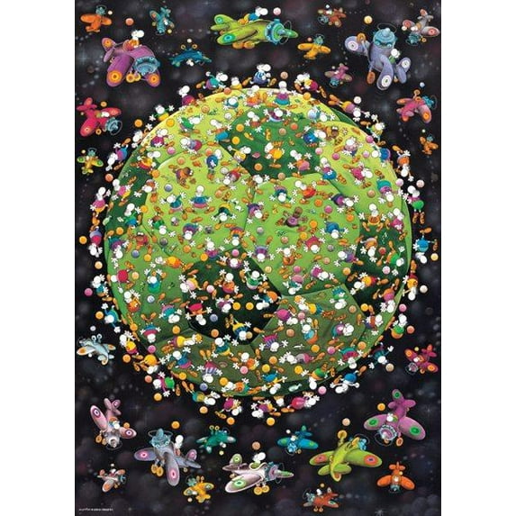 Cartoon Classics Football 1000 Piece Puzzle